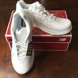 New Balance White Athletic Sneakers
